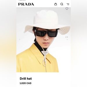 Drill hat Prada